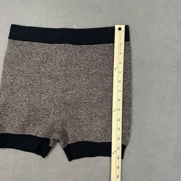 $100 Nude Lucy Womens Size Small Active Knit Shorts Organic Cotton Brown NU24657 - Picture 7 of 12